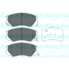 KBP-3008 KAVO PARTS Комплект тормозных колодок, дисковый тормоз