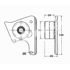 ITB-6005 IPS Parts Устройство для натяжения ремня, ремень грм