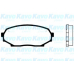 BP-4512 KAVO PARTS Комплект тормозных колодок, дисковый тормоз