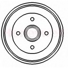 329197B BENDIX Тормозной барабан