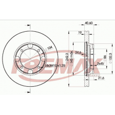 BD-2135 FREMAX Тормозной диск