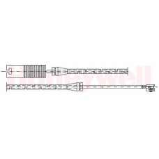 581331 BENDIX Сигнализатор, износ тормозных колодок