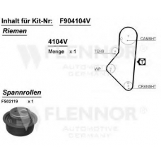 F904104V FLENNOR Комплект ремня грм