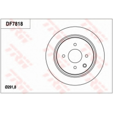 DF7818 TRW Тормозной диск