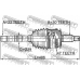 0414-KB4A47L FEBEST Шарнир, приводной вал