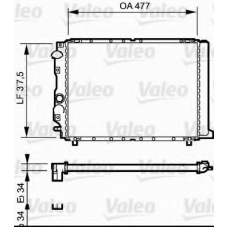 730319 VALEO Радиатор, охлаждение двигателя