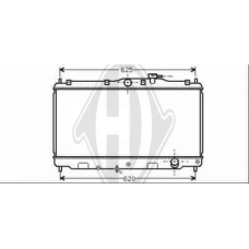 8111150 DIEDERICHS Радиатор, охлаждение двигателя
