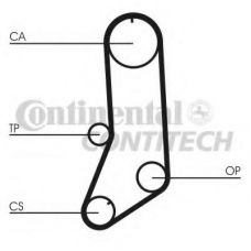 CT676K1 CONTITECH Комплект ремня грм