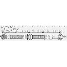 BBH7059 BORG & BECK Тормозной шланг