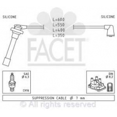 4.9701 FACET Ккомплект проводов зажигания