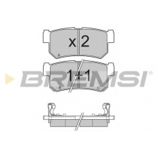 BP3203 BREMSI Комплект тормозных колодок, дисковый тормоз