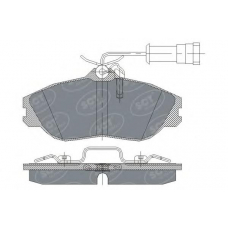 SP 234 SCT Комплект тормозных колодок, дисковый тормоз