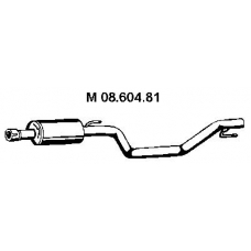 08.604.81 EBERSPACHER Средний глушитель выхлопных газов