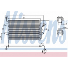 94574 NISSENS Конденсатор, кондиционер