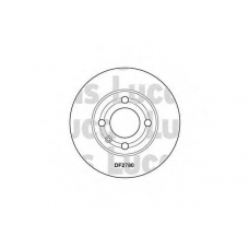 DF2780 TRW Тормозной диск