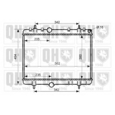 QER2485 QUINTON HAZELL Радиатор, охлаждение двигателя