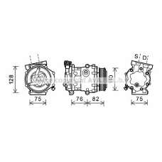 FDK479 AVA Компрессор, кондиционер