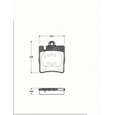 1501223339 S.b.s. Комплект тормозных колодок, дисковый тормоз