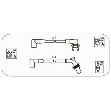 RB7 JANMOR Комплект проводов зажигания