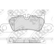 PN0565 NiBK Комплект тормозных колодок, дисковый тормоз