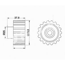 ITB-6705 IPS Parts Устройство для натяжения ремня, ремень грм