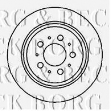 BBD4216 BORG & BECK Тормозной диск