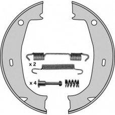 M738R MGA Комплект тормозных колодок, стояночная тормозная с