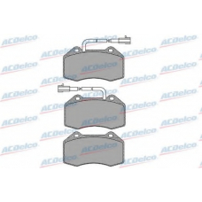 AC0581389BD AC Delco Комплект тормозных колодок, дисковый тормоз