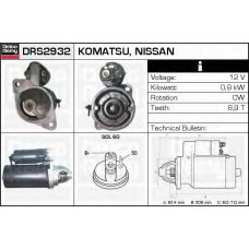 DRS2932 DELCO REMY Стартер