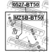 MZSB-BT50 FEBEST Втулка, рычаг поворотного кулака