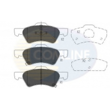 CBP31163 COMLINE Комплект тормозных колодок, дисковый тормоз