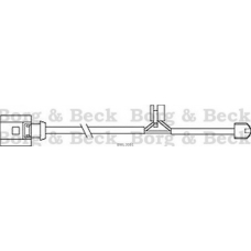 BWL3081 BORG & BECK Сигнализатор, износ тормозных колодок