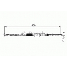 1 987 482 180 BOSCH Трос, стояночная тормозная система