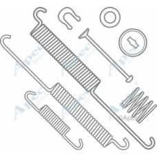 KIT806 APEC Комплектующие, тормозная колодка