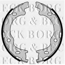 BBS6400 BORG & BECK Комплект тормозных колодок