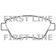 FBP3640 FIRST LINE Комплект тормозных колодок, дисковый тормоз