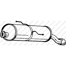 190-503 BOSAL Глушитель выхлопных газов конечный