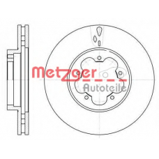 61021.10 METZGER Тормозной диск