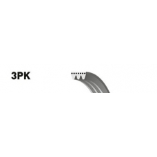 3PK660 GATES Поликлиновой ремень