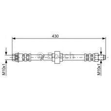 1 987 476 918 BOSCH Тормозной шланг