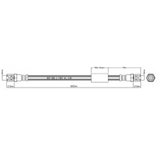 VBH577 MOTAQUIP Тормозной шланг