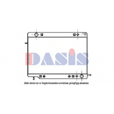 151660N AKS DASIS Радиатор, охлаждение двигателя