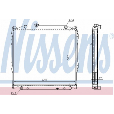 64626A NISSENS Радиатор, охлаждение двигателя