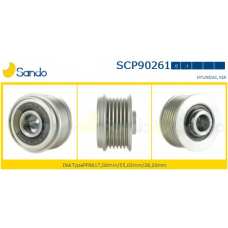 SCP90261.0 SANDO Ременный шкив, генератор
