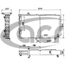 300160 ACR Конденсатор, кондиционер