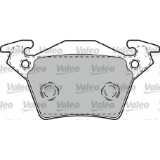 598301 VALEO Комплект тормозных колодок, дисковый тормоз