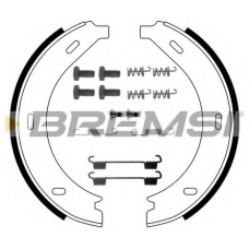 GF0305-1 BREMSI Комплект тормозных колодок, стояночная тормозная с