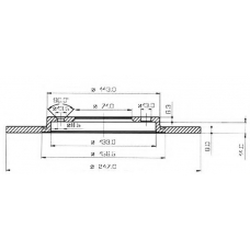 BDC3689 QUINTON HAZELL Тормозной диск