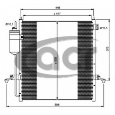 300696 ACR Конденсатор, кондиционер