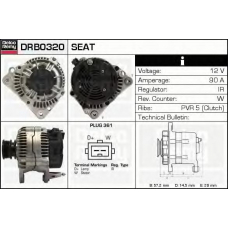 DRB0320 DELCO REMY Генератор